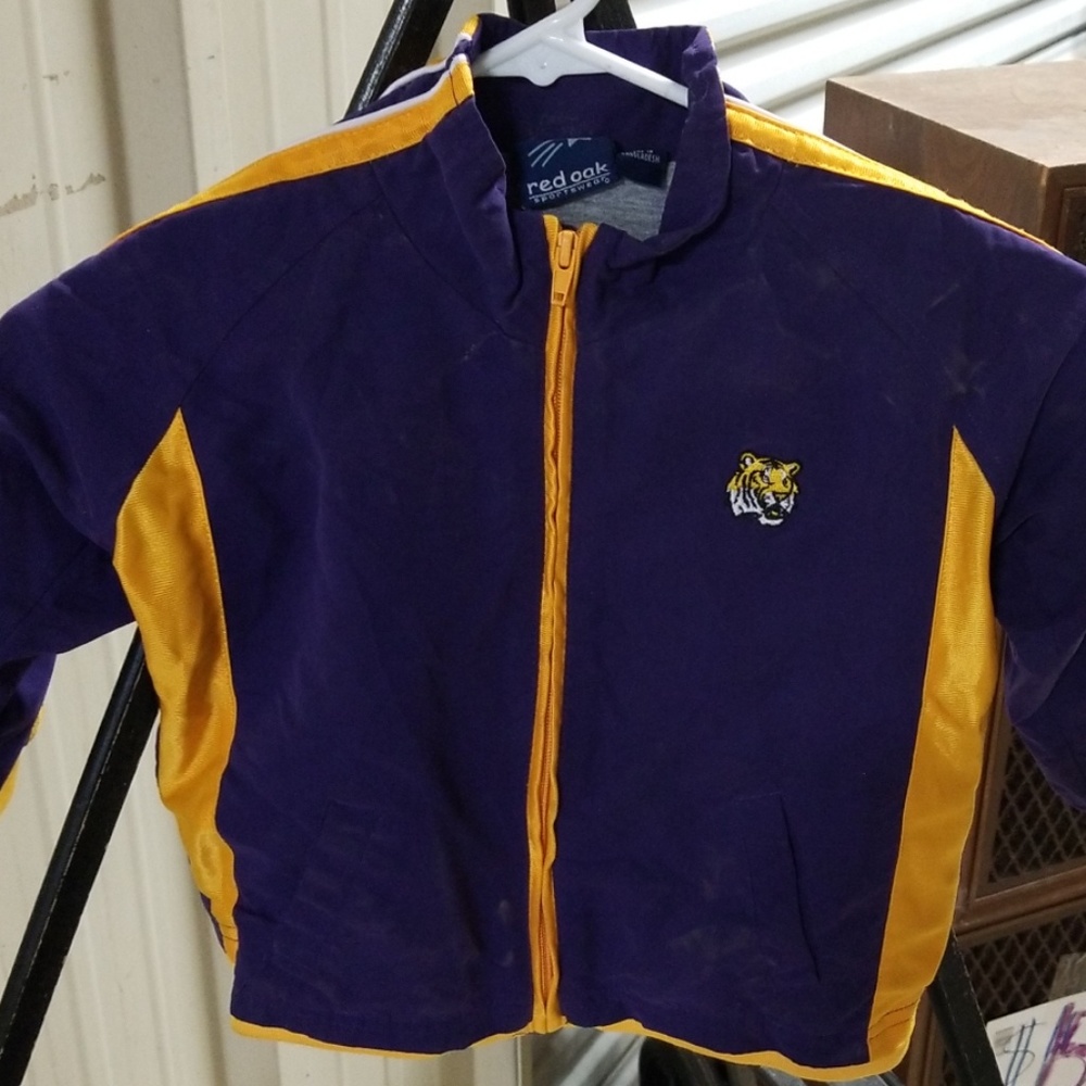 1# Child's LSU zip up jacket